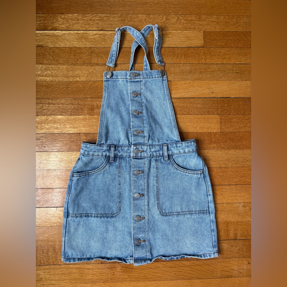 PacSun Blue Denim Overalls size xs